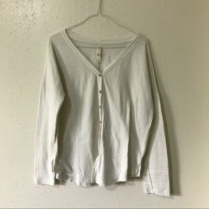 Aeropostale waffle knit top